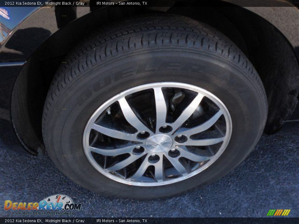 2012 Kia Sedona EX Midnight Black / Gray Photo #5