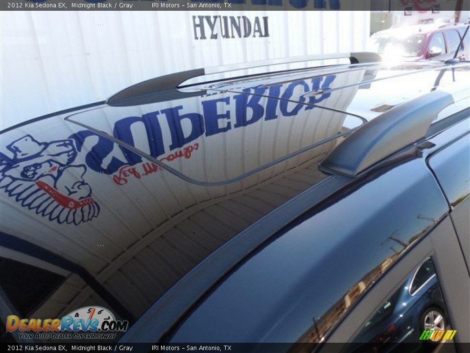 2012 Kia Sedona EX Midnight Black / Gray Photo #8