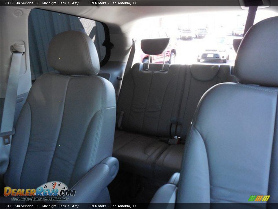 2012 Kia Sedona EX Midnight Black / Gray Photo #17