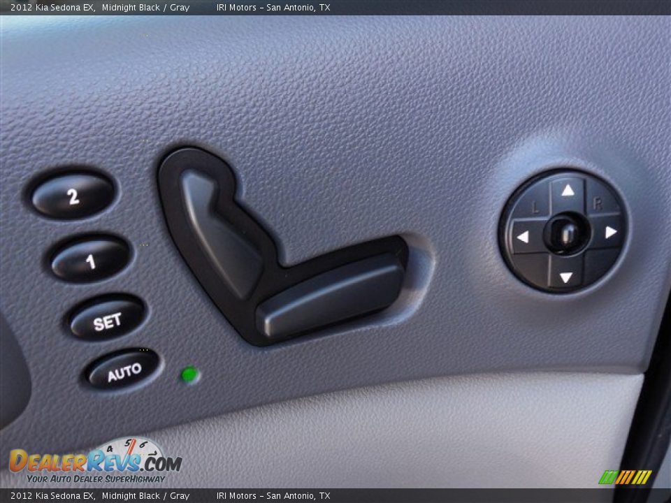 2012 Kia Sedona EX Midnight Black / Gray Photo #22