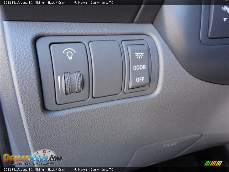 2012 Kia Sedona EX Midnight Black / Gray Photo #23