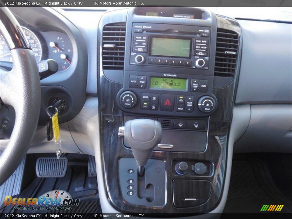 2012 Kia Sedona EX Midnight Black / Gray Photo #25
