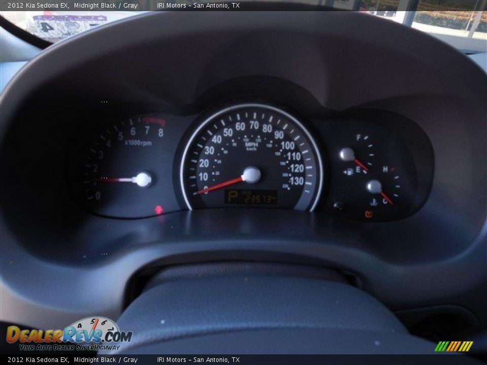 2012 Kia Sedona EX Midnight Black / Gray Photo #27