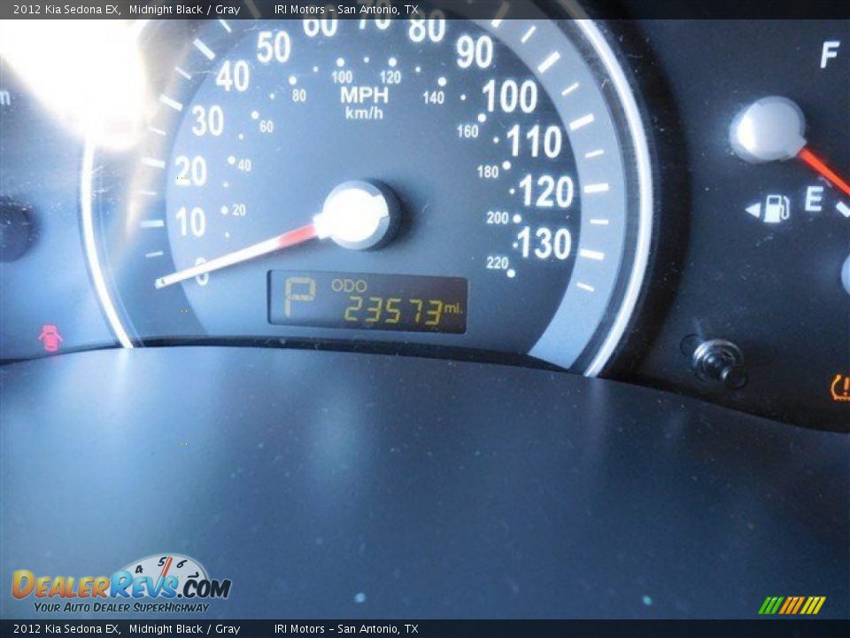 2012 Kia Sedona EX Midnight Black / Gray Photo #29