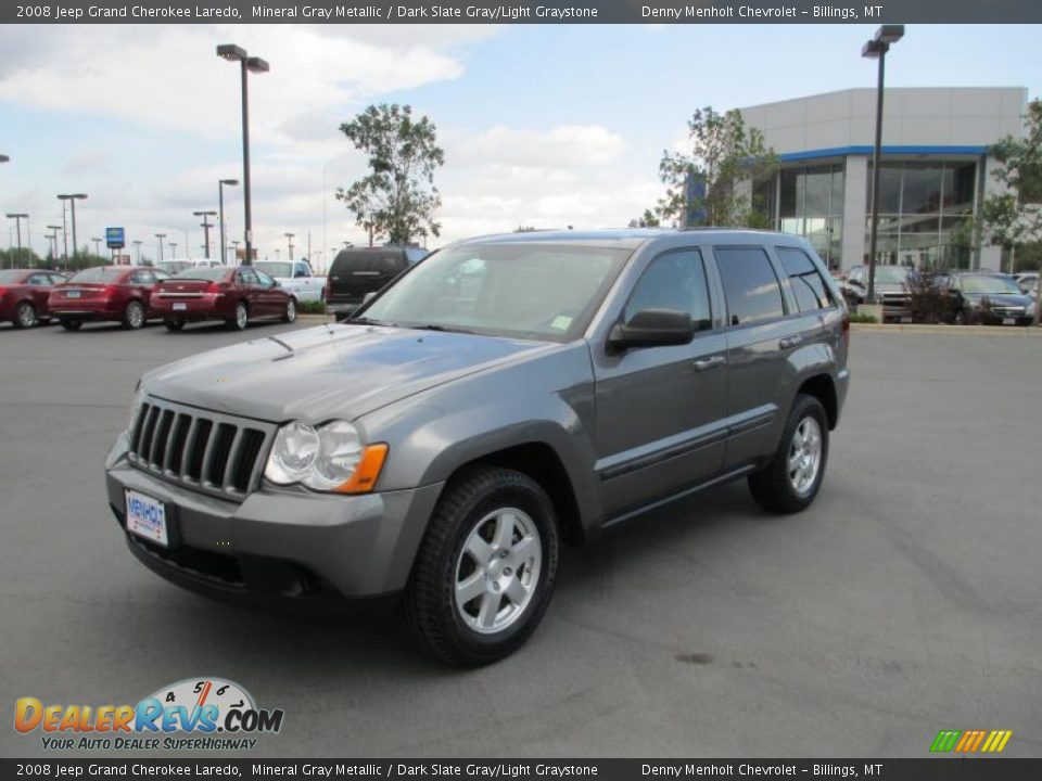 2008 Jeep Grand Cherokee Laredo Mineral Gray Metallic / Dark Slate Gray/Light Graystone Photo #2