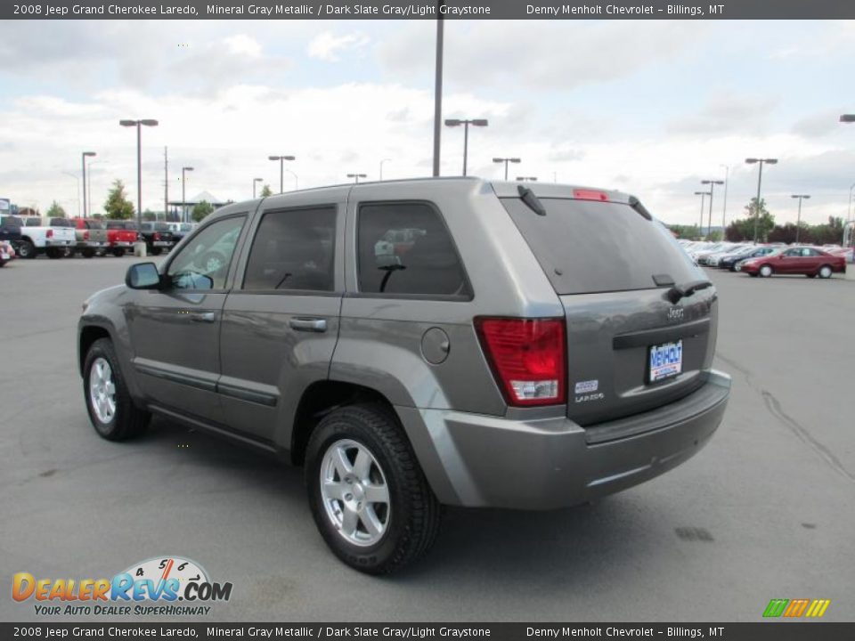 2008 Jeep Grand Cherokee Laredo Mineral Gray Metallic / Dark Slate Gray/Light Graystone Photo #4