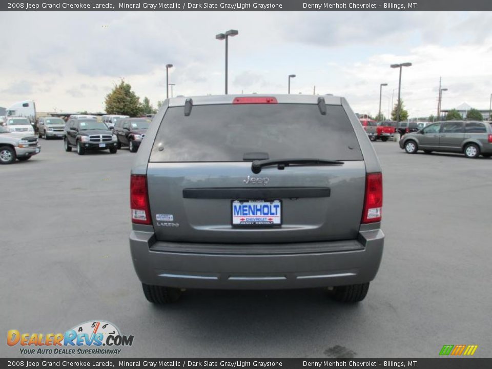 2008 Jeep Grand Cherokee Laredo Mineral Gray Metallic / Dark Slate Gray/Light Graystone Photo #5