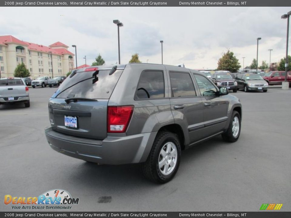 2008 Jeep Grand Cherokee Laredo Mineral Gray Metallic / Dark Slate Gray/Light Graystone Photo #6