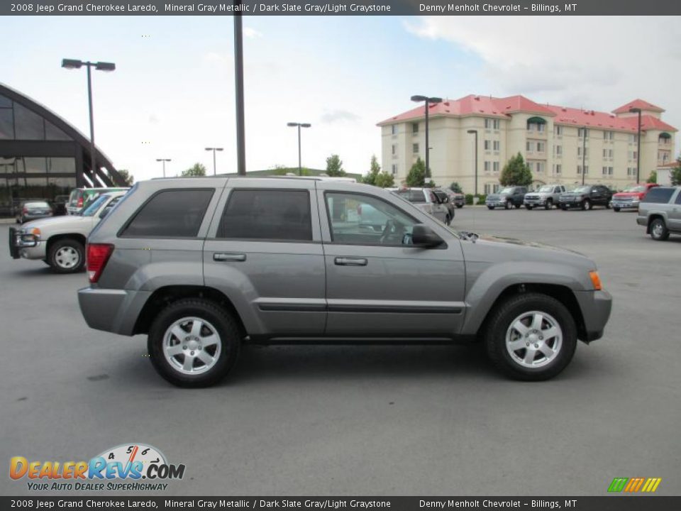 2008 Jeep Grand Cherokee Laredo Mineral Gray Metallic / Dark Slate Gray/Light Graystone Photo #7