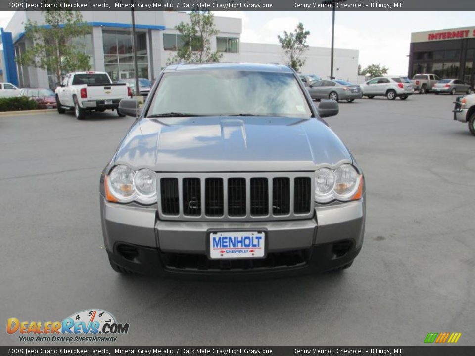 2008 Jeep Grand Cherokee Laredo Mineral Gray Metallic / Dark Slate Gray/Light Graystone Photo #8