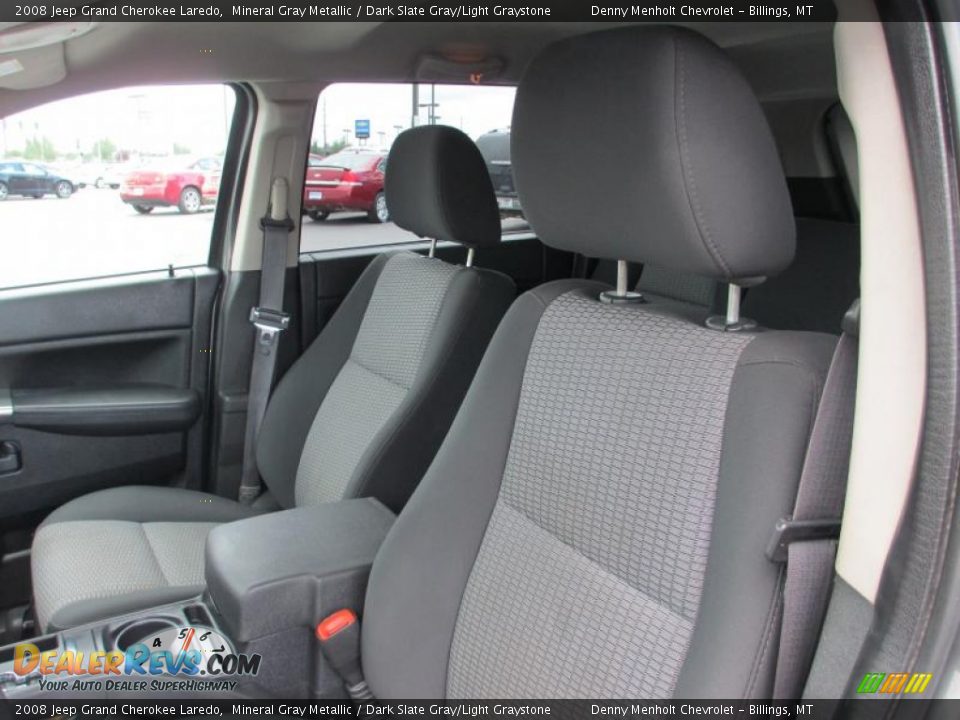 2008 Jeep Grand Cherokee Laredo Mineral Gray Metallic / Dark Slate Gray/Light Graystone Photo #11