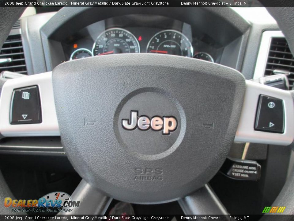 2008 Jeep Grand Cherokee Laredo Mineral Gray Metallic / Dark Slate Gray/Light Graystone Photo #13