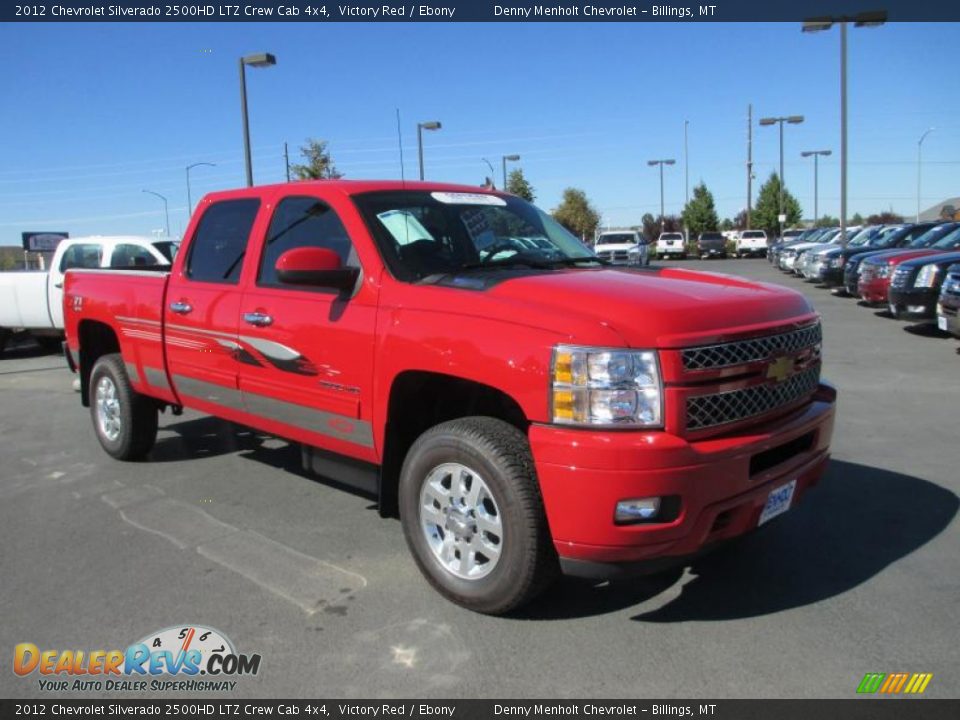 2012 Chevrolet Silverado 2500HD LTZ Crew Cab 4x4 Victory Red / Ebony Photo #1