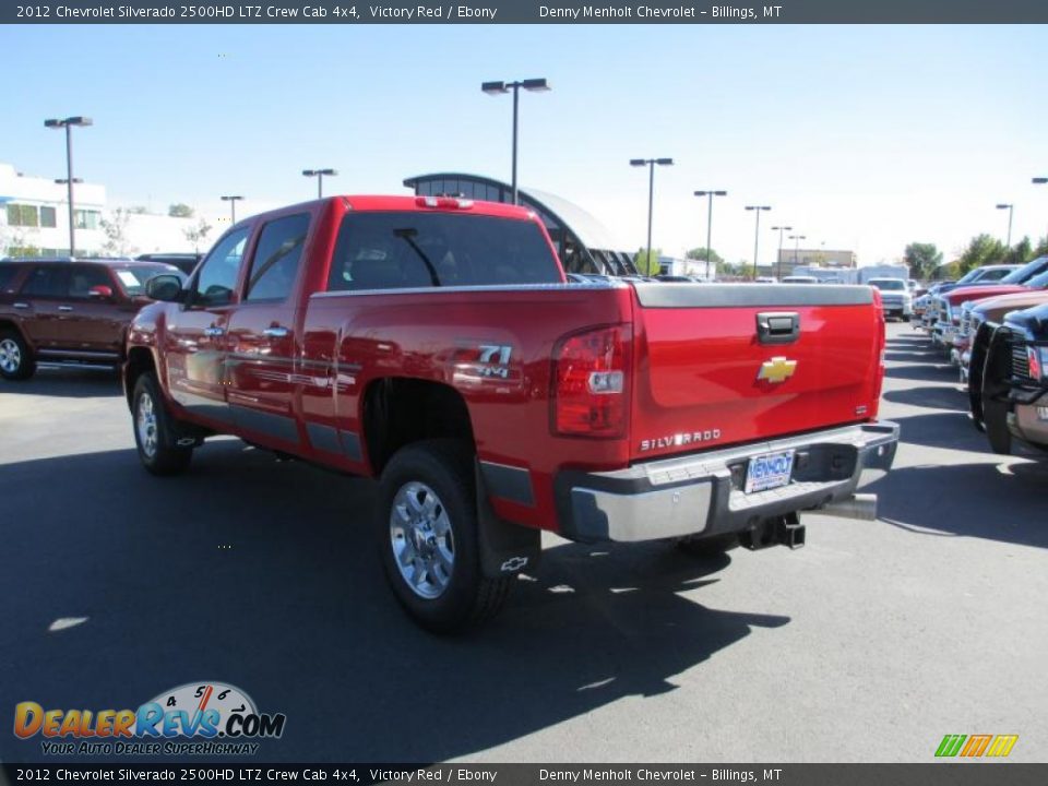 2012 Chevrolet Silverado 2500HD LTZ Crew Cab 4x4 Victory Red / Ebony Photo #4