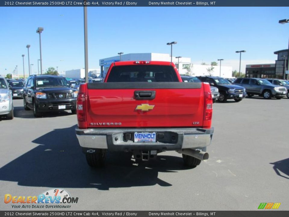 2012 Chevrolet Silverado 2500HD LTZ Crew Cab 4x4 Victory Red / Ebony Photo #5