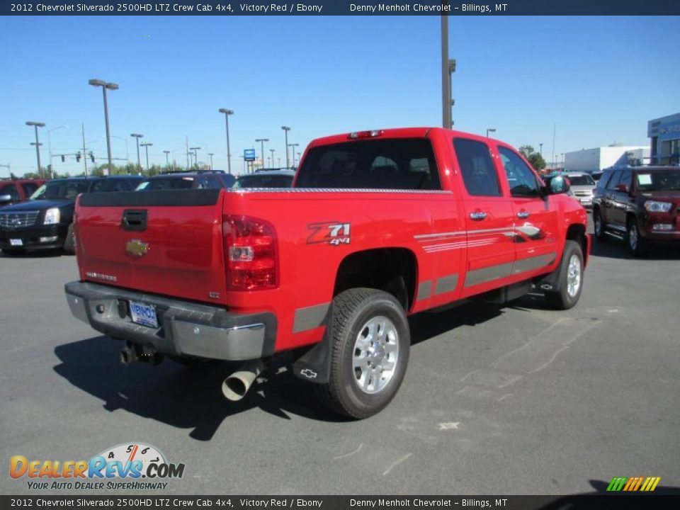 2012 Chevrolet Silverado 2500HD LTZ Crew Cab 4x4 Victory Red / Ebony Photo #6