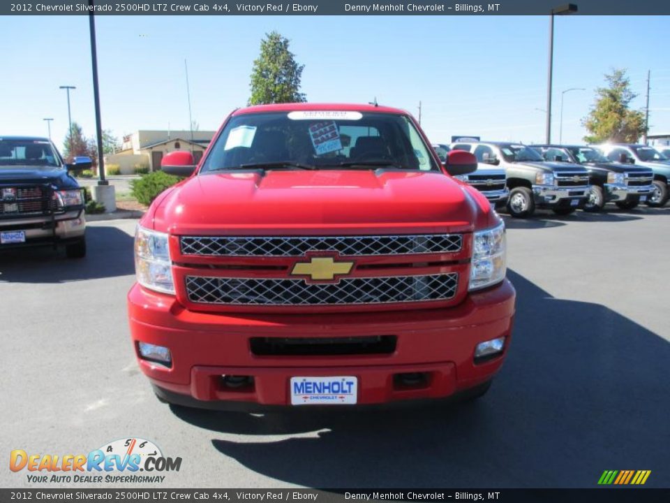 2012 Chevrolet Silverado 2500HD LTZ Crew Cab 4x4 Victory Red / Ebony Photo #8