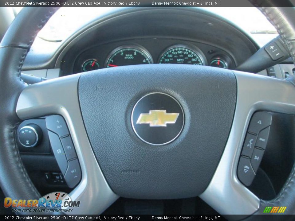 2012 Chevrolet Silverado 2500HD LTZ Crew Cab 4x4 Victory Red / Ebony Photo #14