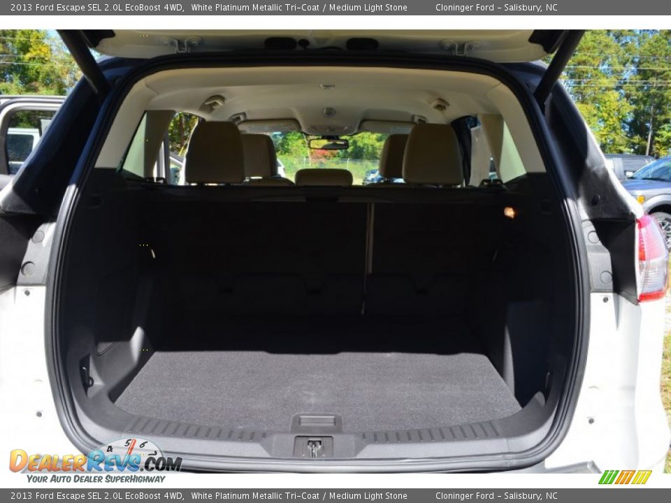2013 Ford Escape SEL 2.0L EcoBoost 4WD White Platinum Metallic Tri-Coat / Medium Light Stone Photo #8