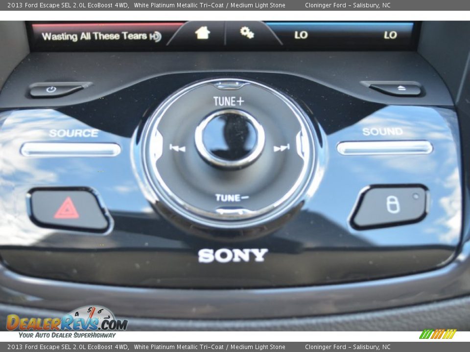 2013 Ford Escape SEL 2.0L EcoBoost 4WD White Platinum Metallic Tri-Coat / Medium Light Stone Photo #14