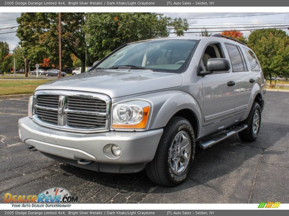 2005 Dodge Durango Limited 4x4 Bright Silver Metallic / Dark Khaki/Light Graystone Photo #1