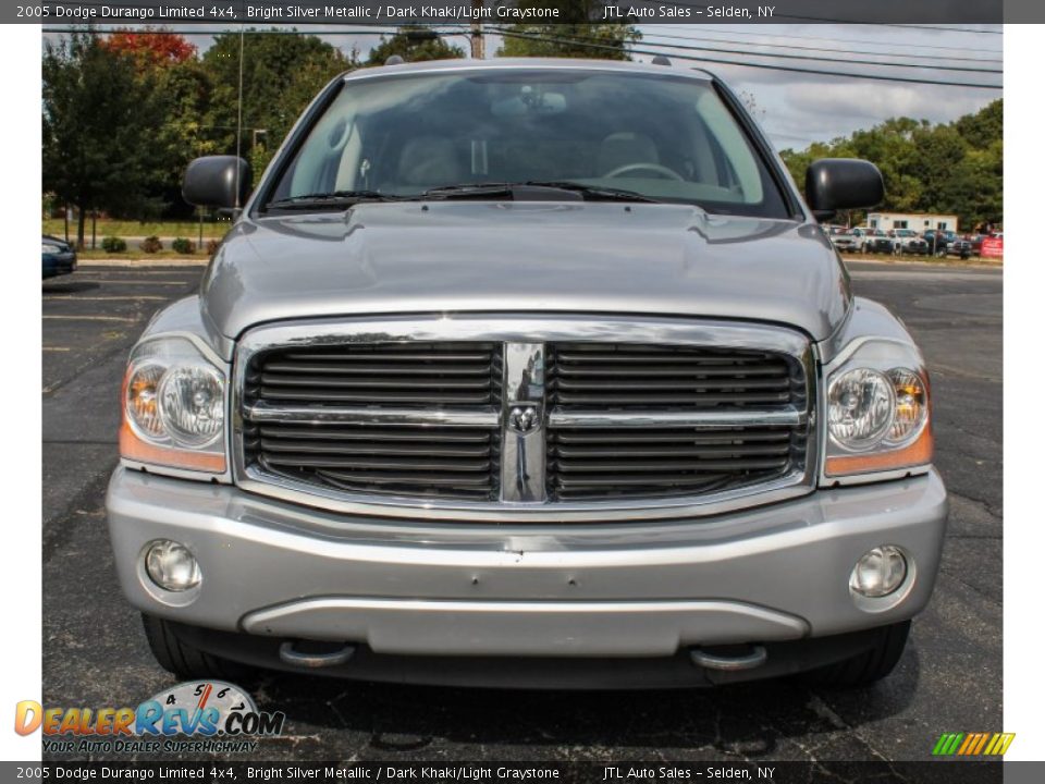 2005 Dodge Durango Limited 4x4 Bright Silver Metallic / Dark Khaki/Light Graystone Photo #2