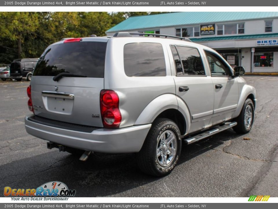 2005 Dodge Durango Limited 4x4 Bright Silver Metallic / Dark Khaki/Light Graystone Photo #6