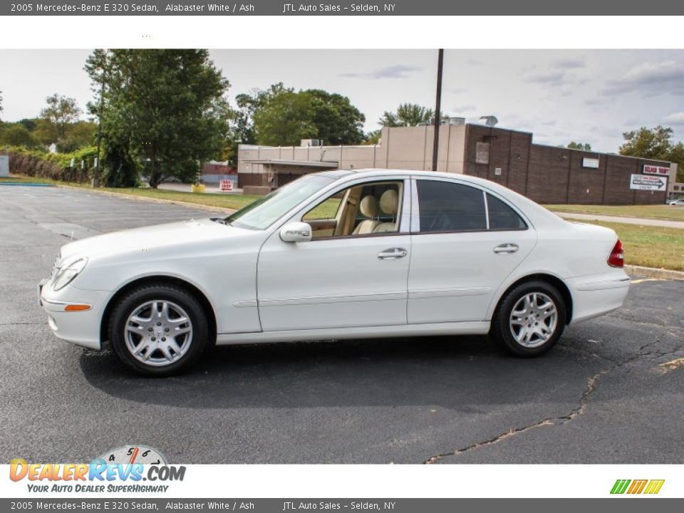 2005 Mercedes-Benz E 320 Sedan Alabaster White / Ash Photo #3
