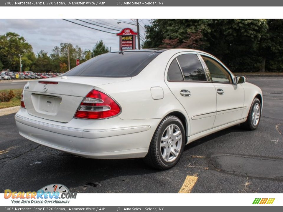 2005 Mercedes-Benz E 320 Sedan Alabaster White / Ash Photo #6