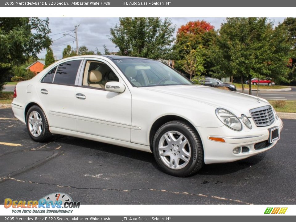 Front 3/4 View of 2005 Mercedes-Benz E 320 Sedan Photo #8
