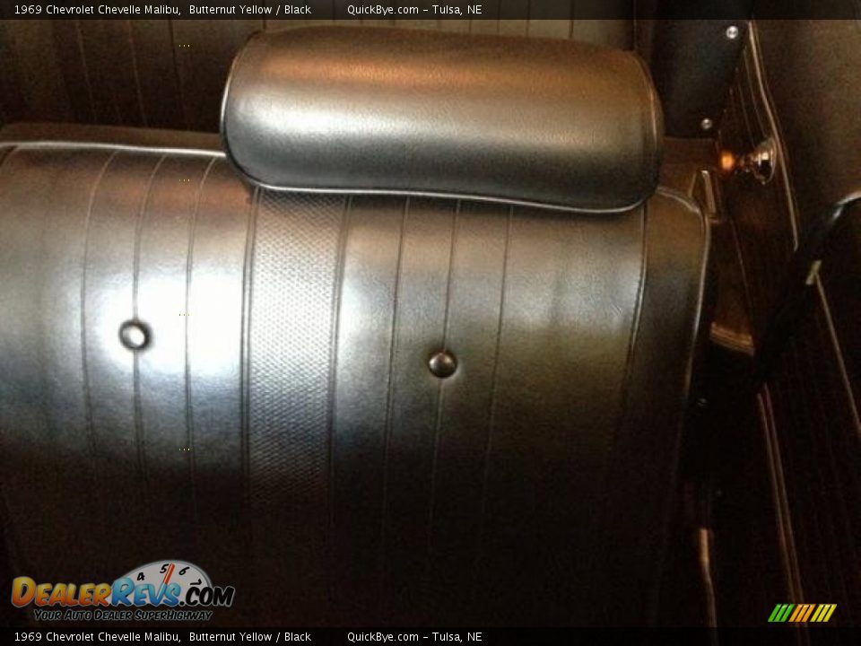 1969 Chevrolet Chevelle Malibu Butternut Yellow / Black Photo #3