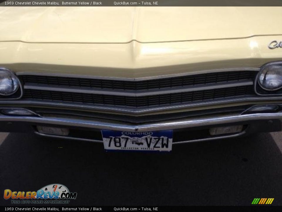 1969 Chevrolet Chevelle Malibu Butternut Yellow / Black Photo #4