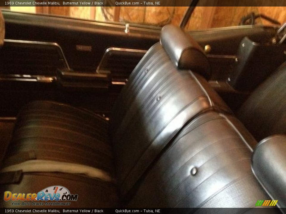 1969 Chevrolet Chevelle Malibu Butternut Yellow / Black Photo #5