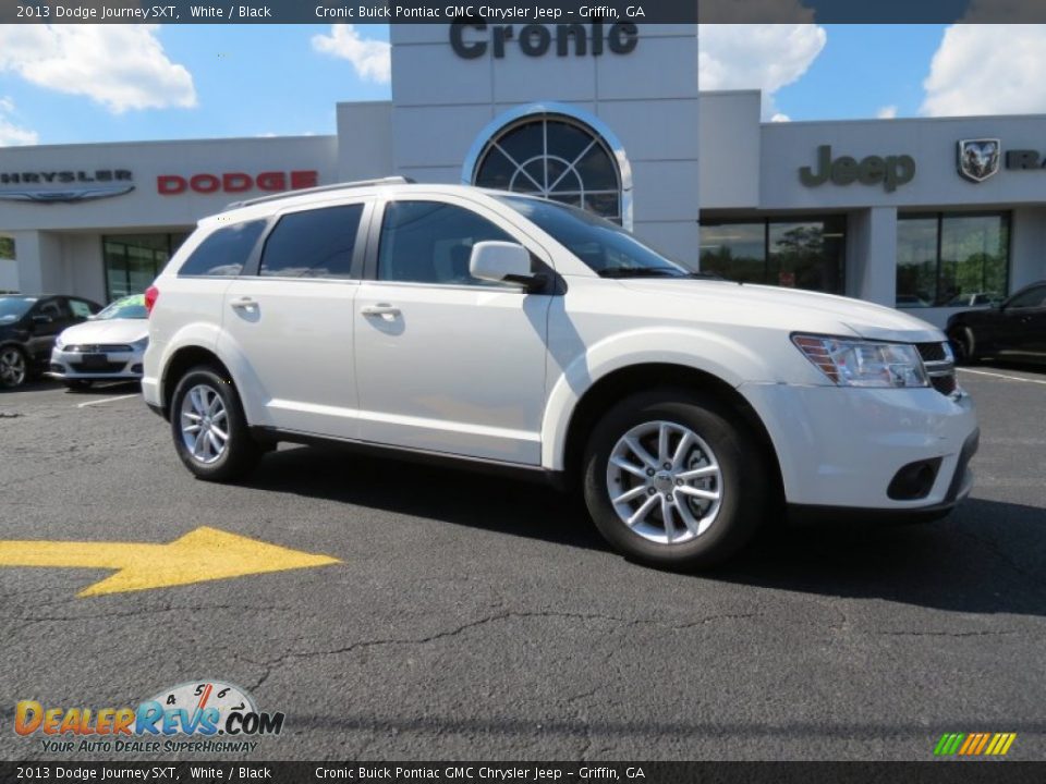 2013 Dodge Journey SXT White / Black Photo #1