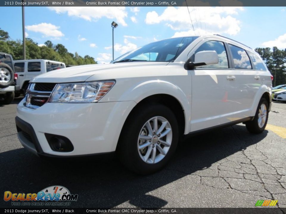 2013 Dodge Journey SXT White / Black Photo #3