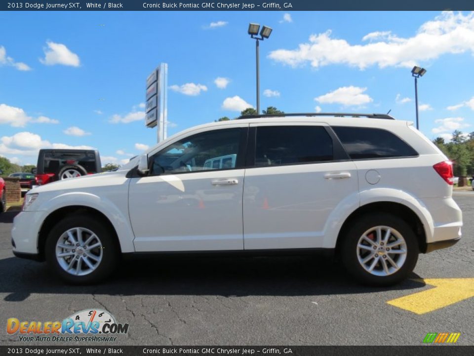 2013 Dodge Journey SXT White / Black Photo #4