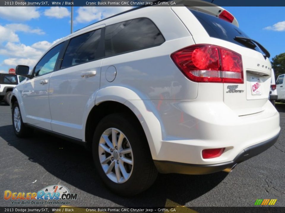 2013 Dodge Journey SXT White / Black Photo #5