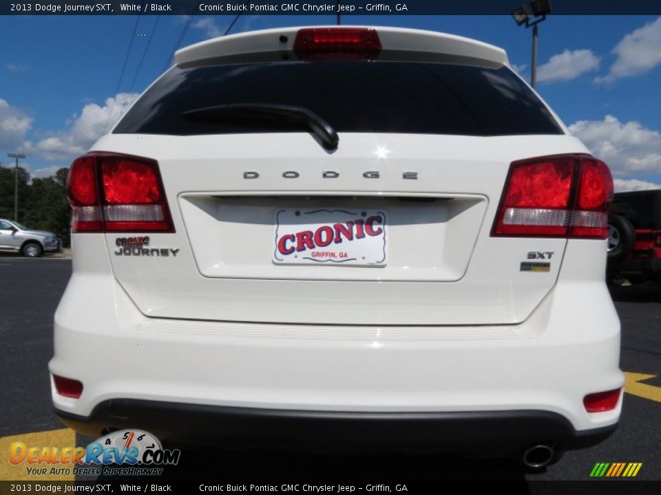 2013 Dodge Journey SXT White / Black Photo #6