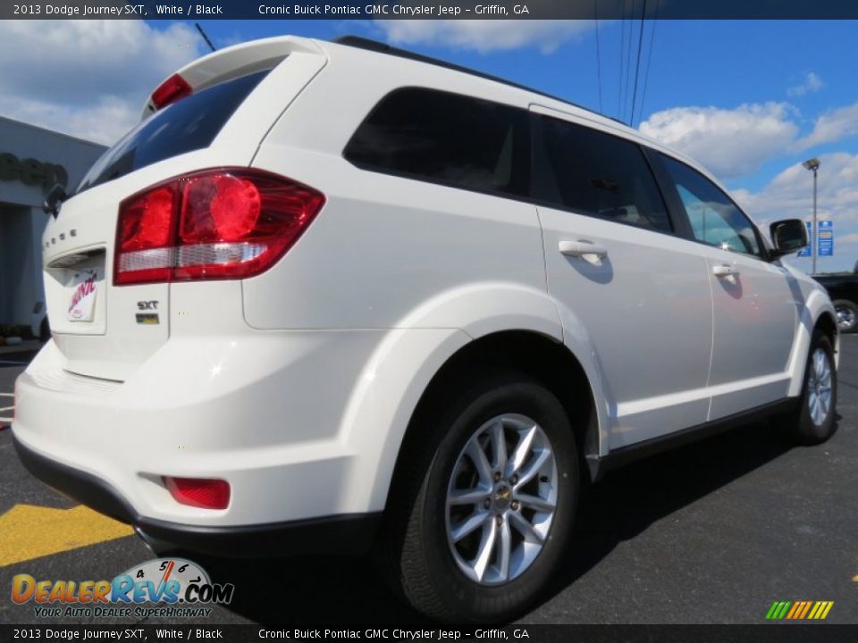 2013 Dodge Journey SXT White / Black Photo #7