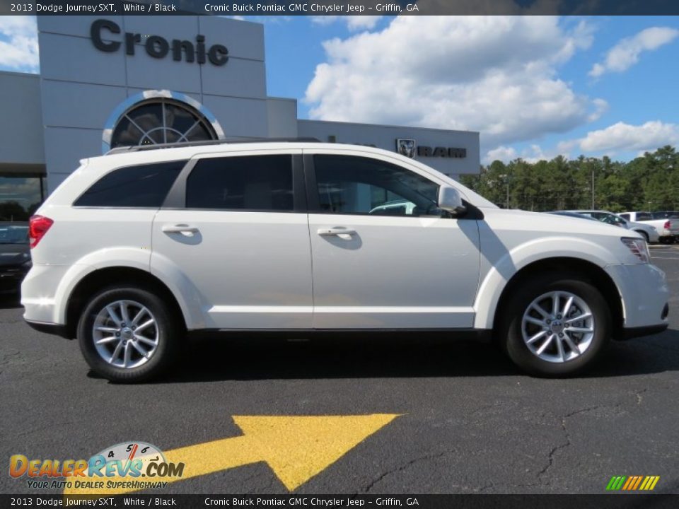 2013 Dodge Journey SXT White / Black Photo #8