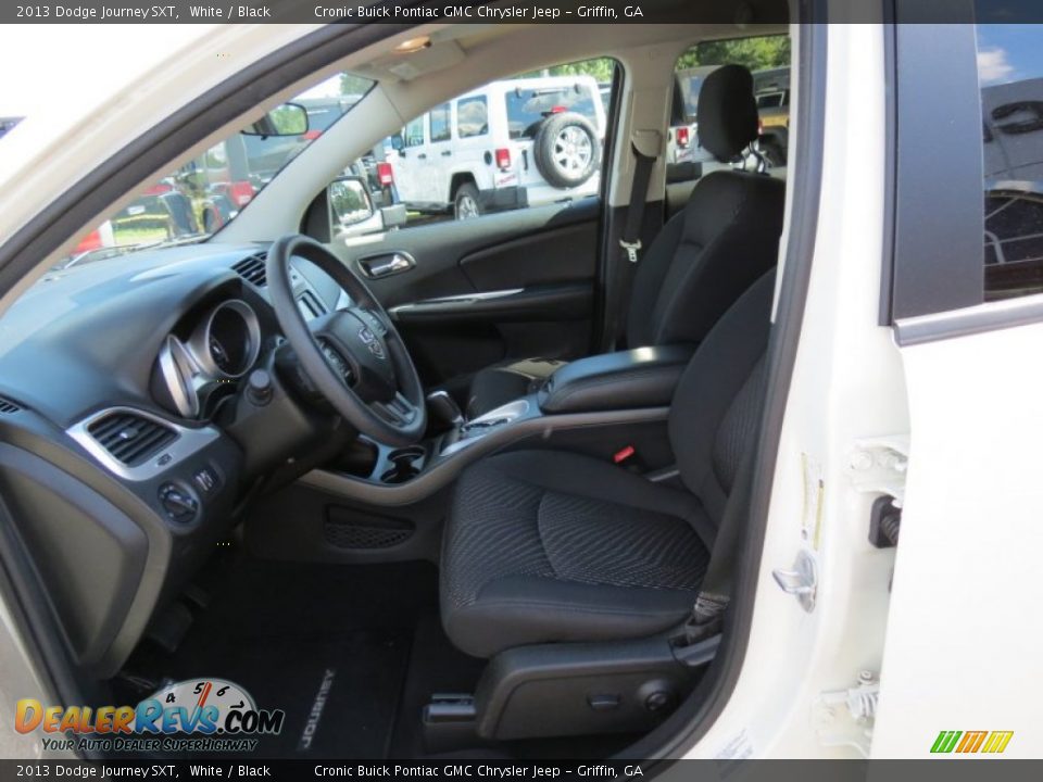2013 Dodge Journey SXT White / Black Photo #10