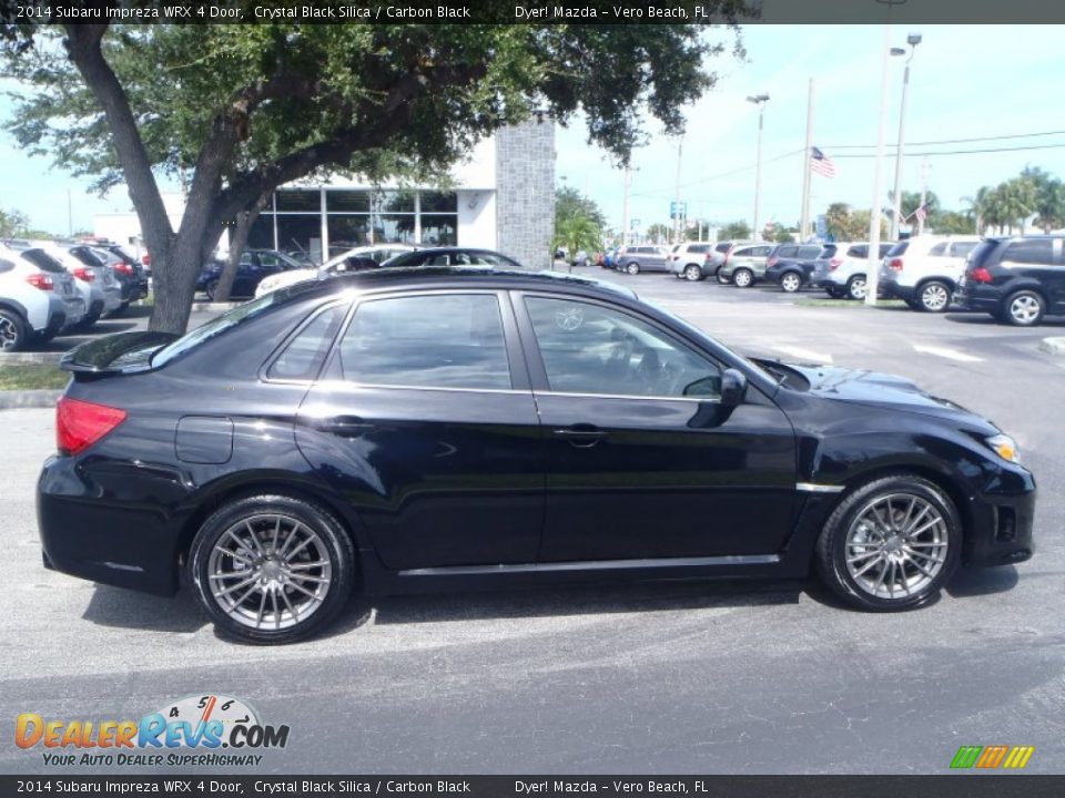 Crystal Black Silica 2014 Subaru Impreza WRX 4 Door Photo #7