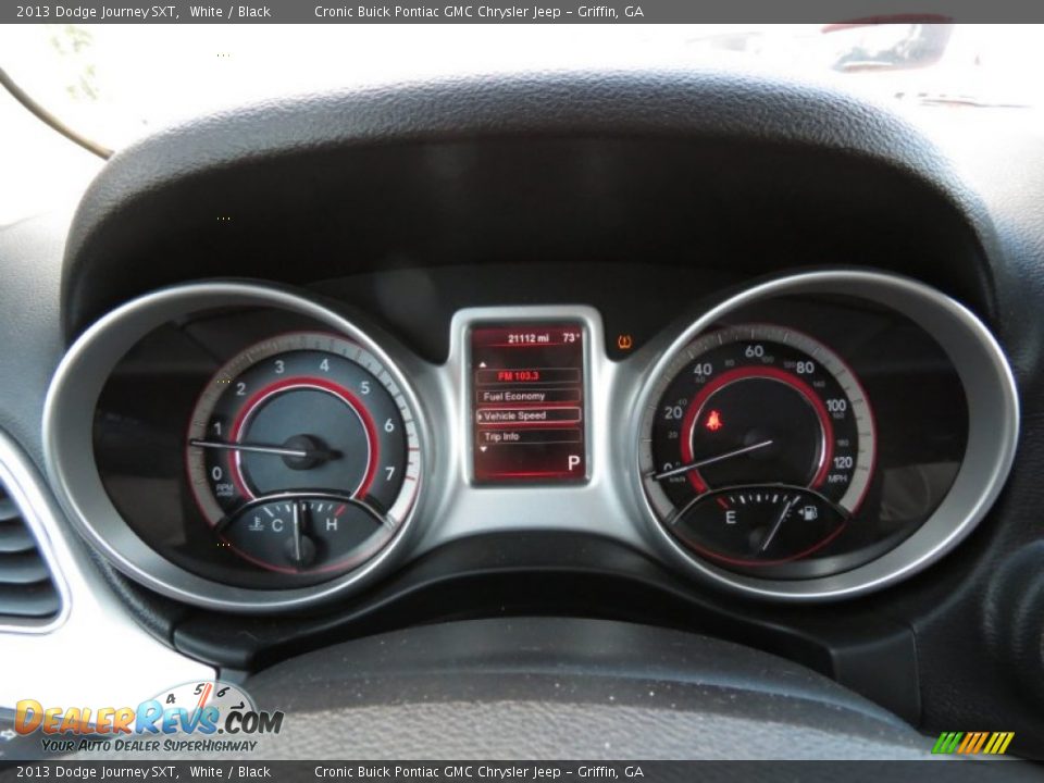 2013 Dodge Journey SXT White / Black Photo #23