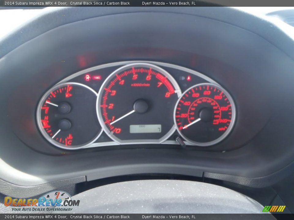 2014 Subaru Impreza WRX 4 Door Gauges Photo #13