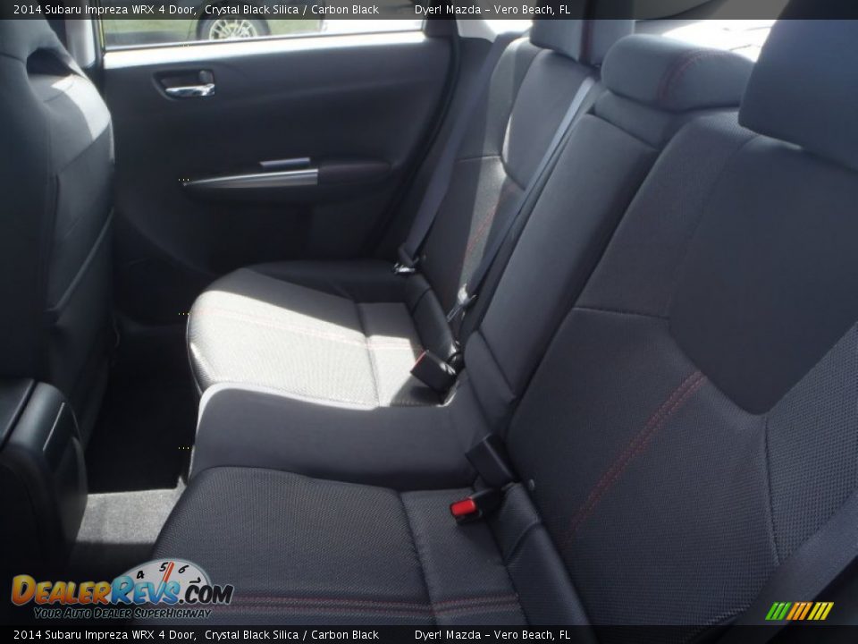 2014 Subaru Impreza WRX 4 Door Crystal Black Silica / Carbon Black Photo #19