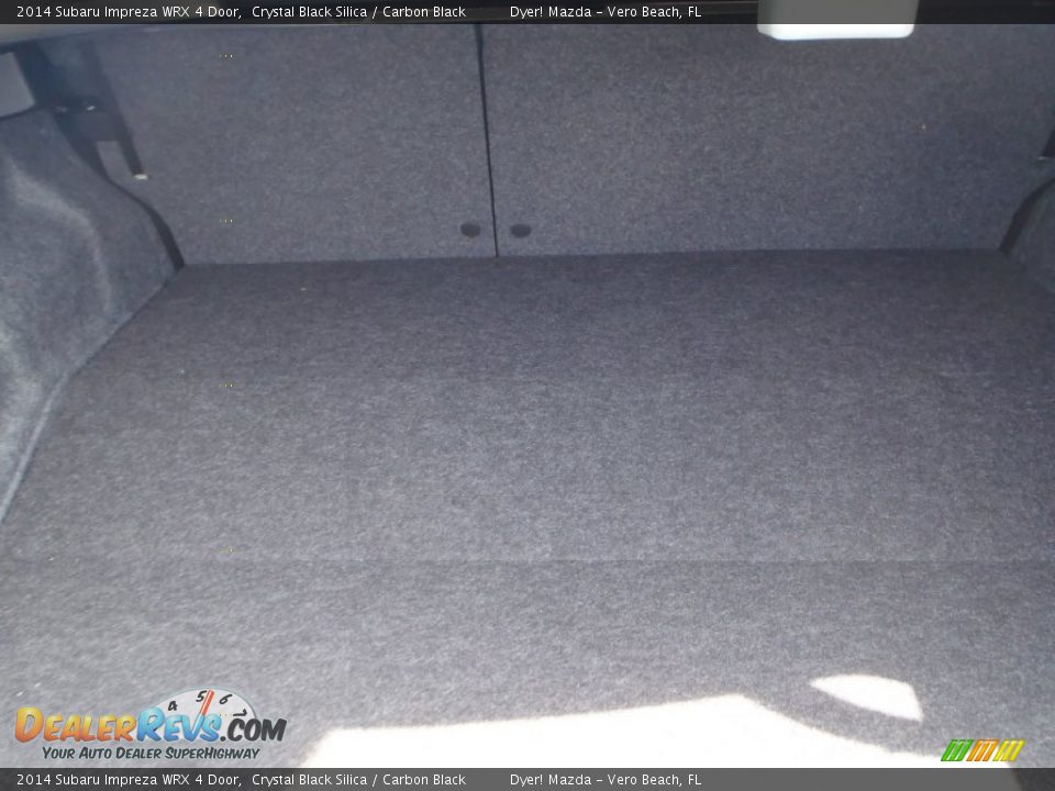 2014 Subaru Impreza WRX 4 Door Crystal Black Silica / Carbon Black Photo #20
