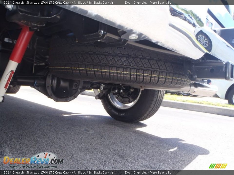 2014 Chevrolet Silverado 1500 LTZ Crew Cab 4x4 Black / Jet Black/Dark Ash Photo #5