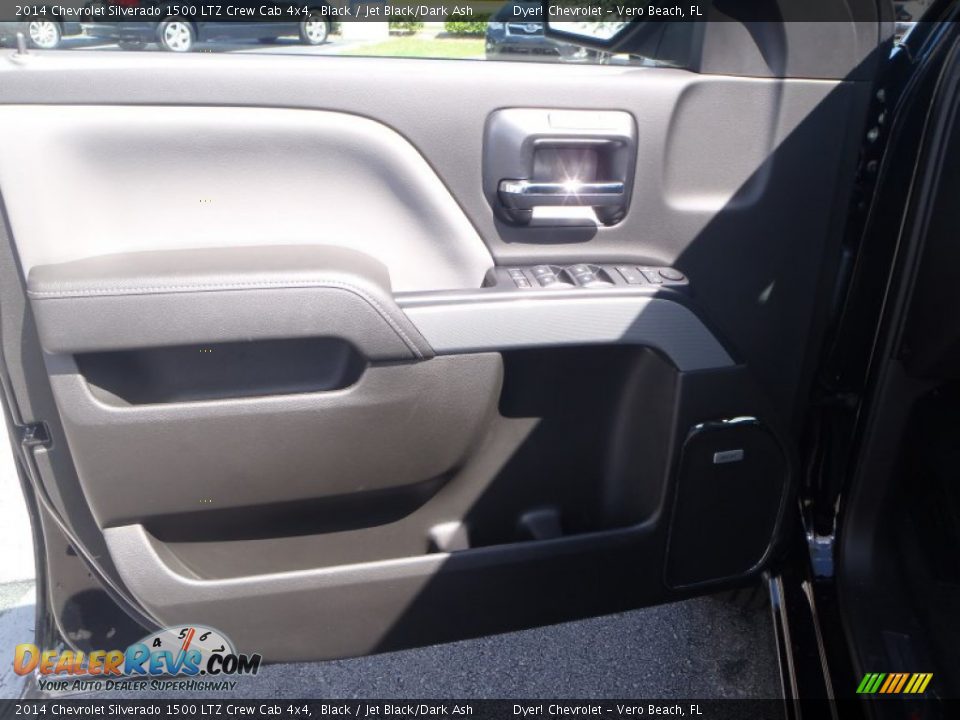 2014 Chevrolet Silverado 1500 LTZ Crew Cab 4x4 Black / Jet Black/Dark Ash Photo #9