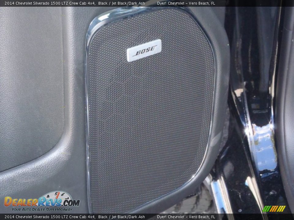 2014 Chevrolet Silverado 1500 LTZ Crew Cab 4x4 Black / Jet Black/Dark Ash Photo #10