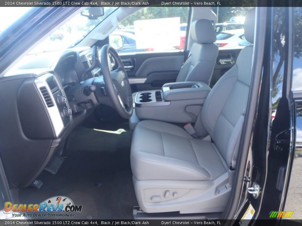 2014 Chevrolet Silverado 1500 LTZ Crew Cab 4x4 Black / Jet Black/Dark Ash Photo #11